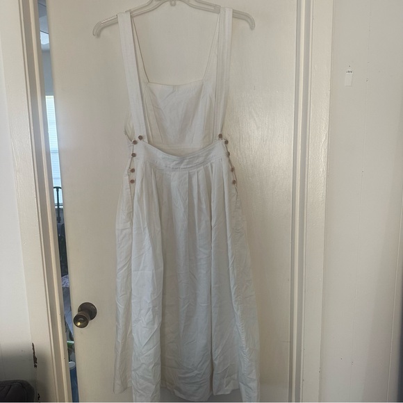 Electric feathers white dress - Picture 3 of 6